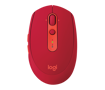 صورة ماوس لاسلكي بلوتوث Logitech M590 Multi-Device Silent من لوجيتك – الأحمر الداكن