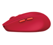 صورة ماوس لاسلكي بلوتوث Logitech M590 Multi-Device Silent من لوجيتك – الأحمر الداكن