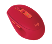 صورة ماوس لاسلكي بلوتوث Logitech M590 Multi-Device Silent من لوجيتك – الأحمر الداكن