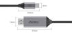 صورة موزع WiWU Alpha Type-C إلى HDMI Usb-C - رمادي
