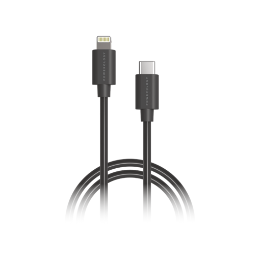 صورة POWEROLOGY PVC TYPE-C TO LIGHTNING CABLE 3M