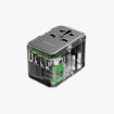 Picture of POWEROLOGY UNIVERSAL MULTI-PORT TRAVEL ADAPTER PD 65W (3X TYPE-C WITH 2X USB-A PORTS)