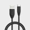 Picture of Powerology Braided USB-A to Type-C Cable 1.2M - Black
