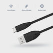 Picture of Powerology Braided USB-A to Type-C Cable 1.2M - Black