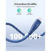 Picture of RAVPower RP-CB1018 Type-C to Lightning Cable 2m Nylon Blue