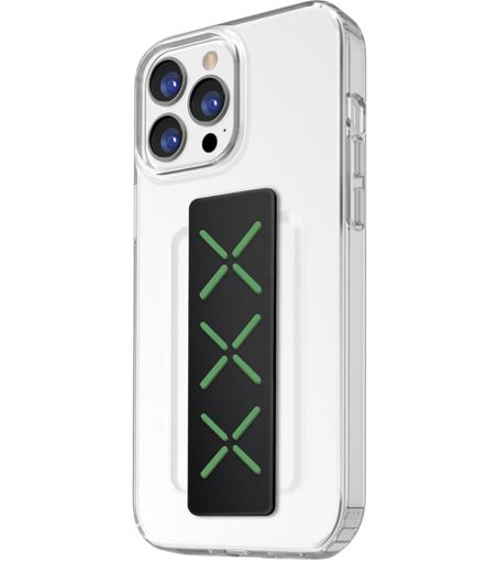 Picture of Viva Madrid Loope TPU/PC Clear Case With Extra Grip for iPhone 13 Pro (6.1") - Forest Green
