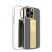 Picture of Levelo Graphia IMD Clear Case with Extra Grip Bumper Protection iPhone 14 Pro max Compatibility - Champagne Gold