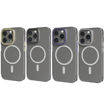 صورة Levelo MagSafe Sensa Clear Back Case For iPhone 14 Pro Max - Clear/Grey