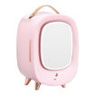Picture of Baseus Beauty Fridge 13L with Makeup Mirror and LED Light 220V CN Plug-Pink
