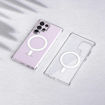 Picture of Samsung Galaxy S23 Ultra Clear Magnetic Case with MagSafe Wireless Charger