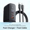 Picture of Mcdodo CH-844 Mecha Series GaN 65W Dual Type-C + USB Mini Size Wall Charger