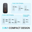 Picture of Mcdodo CH-844 Mecha Series GaN 65W Dual Type-C + USB Mini Size Wall Charger