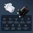 Picture of Mcdodo 33W GaN PD Dual Output Fast Charger Black CH-0591