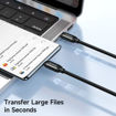 صورة Mcdodo Black Series 240W Type-C to Type-C Data Cable 1.2m CA-3680