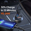 Picture of Mcdodo CC-567 Aurora Series 95W USB-A + USB-C Digital Display PD Car Charger
