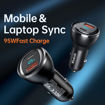Picture of Mcdodo CC-567 Aurora Series 95W USB-A + USB-C Digital Display PD Car Charger