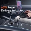 Picture of Mcdodo CC-567 Aurora Series 95W USB-A + USB-C Digital Display PD Car Charger