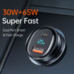 Picture of Mcdodo CC-567 Aurora Series 95W USB-A + USB-C Digital Display PD Car Charger