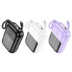 صورة Hoco Q20 10000mAh 22.5W PD Mini Fast Charging Power Bank with Built in Cable